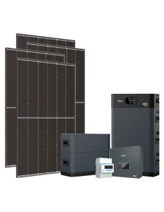 Trifase: vendita all'ingrosso Kit fotovoltaico trifase 15300W inverter 15kW Zucchetti batteria al litio HV SMART 5K 25.60kWh