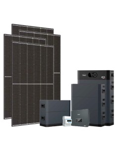 Three-phase photovoltaic kit 20250W 20kW Zucchetti inverter HV SMART 5K 40.96kWh lithium battery