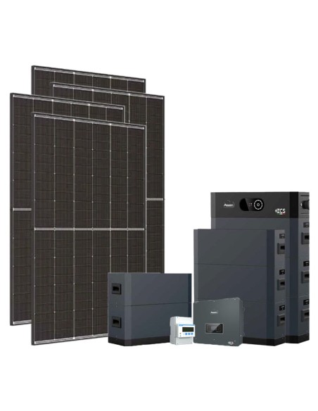 Trifase: vendita all'ingrosso Kit fotovoltaico trifase 20250W inverter 20kW Zucchetti batteria al litio HV SMART 5K 40.96kWh