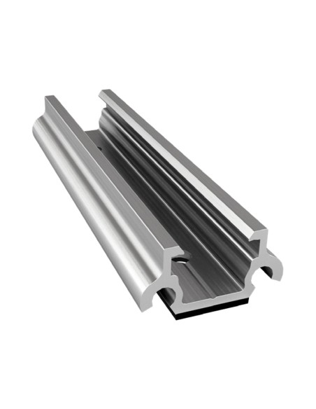 Aluminium bracket profile FIX 120mm for trapezoidal sheet metal photovoltaic fixing - FIXPRT2038