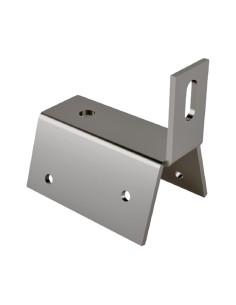 Stainless steel bracket for profile mounting orthogonal to trapezoidal sheet metal - STG0050