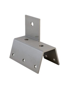 Stainless steel bracket for profile mounting parallel to trapezoidal sheet metal - STG0051