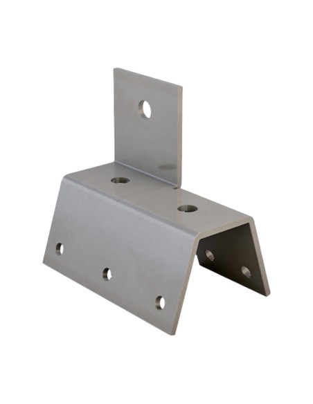 Staffa Inox per montaggio profilo parallelo alla lamiera grecata - STG0051