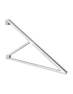 Kit frangisole inclinazione fissa 30° - ipotenusa 1300mm per modulo in orizzontale - KFF30-1300