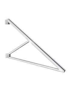Kit frangisole inclinazione fissa 30° - ipotenusa 1300mm per modulo in orizzontale - KFF30-1300