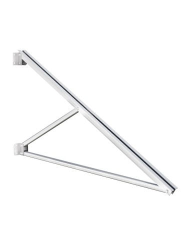 Kit frangisole inclinazione fissa 30° - ipotenusa 1300mm per modulo in orizzontale - KFF30-1300