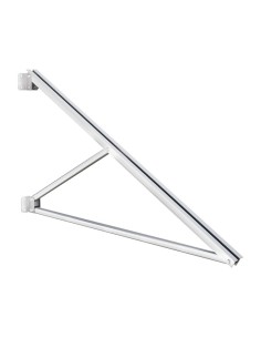 Kit frangisole inclinazione fissa 30° - ipotenusa 1500mm per modulo in orizzontale - KFF30-1500