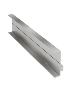 Aluminium junction element for profile PRT4689