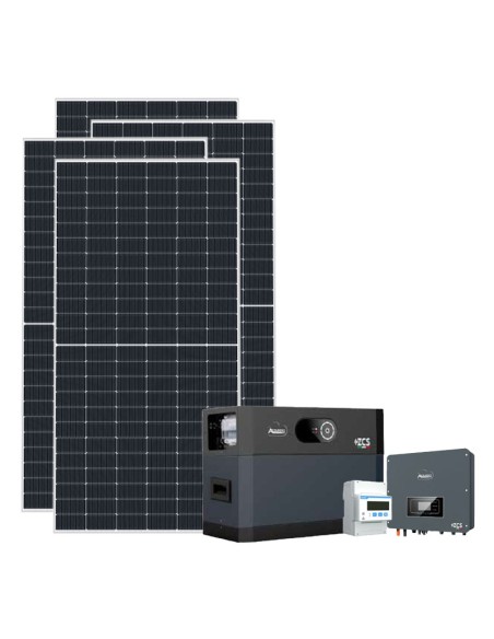 Trifase: vendita all'ingrosso Kit fotovoltaico trifase 8190W inverter 8kW Zucchetti batteria al litio HV SMART 5K 5.12kWh