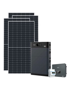 Trifase: vendita all'ingrosso Kit fotovoltaico trifase 10530W inverter 10kW Zucchetti batteria al litio HV SMART 5K 15.36kWh