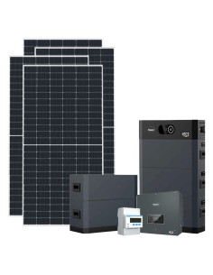 Trifase: vendita all'ingrosso Kit fotovoltaico trifase 15210W inverter 15kW Zucchetti batteria al litio HV SMART 5K 25.60kWh