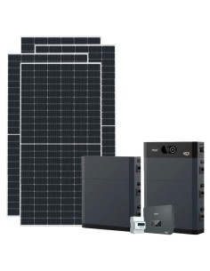 Three-phase photovoltaic kit 20475W 20kW Zucchetti inverter HV SMART 5K 30.72kWh lithium battery