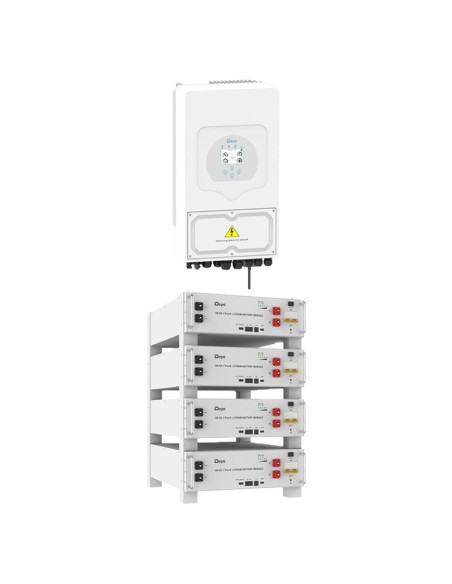 Single-phase storage system 6kW SG03LP1 DEYE inverter SE-G5.1 Pro-B 20.48kWh lithium battery