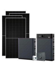 Three-phase photovoltaic kit 20060W 20kW Zucchetti inverter HV SMART 5K 30.72kWh lithium battery