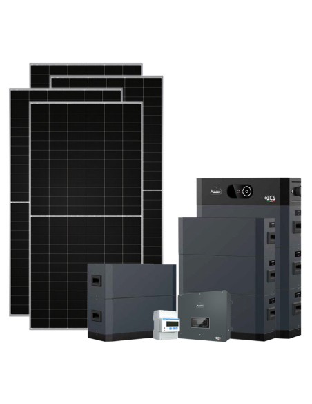 Three-phase photovoltaic kit 20060W 20kW Zucchetti inverter HV SMART 5K 40.96kWh lithium battery