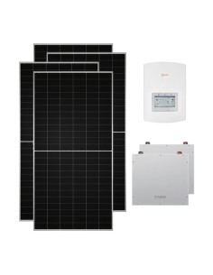 Single-phase photovoltaic kit 4130W 3.6kW Solis inverter Dyness DL5.0C 10.24kWh lithium battery