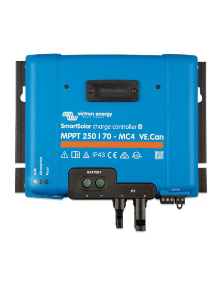 Victron Energy: vendita all'ingrosso Regolatore di carica MPPT SmartSolar 250/70 MC4 VE. Can 250Voc 70A Victron Energy - SCC1...
