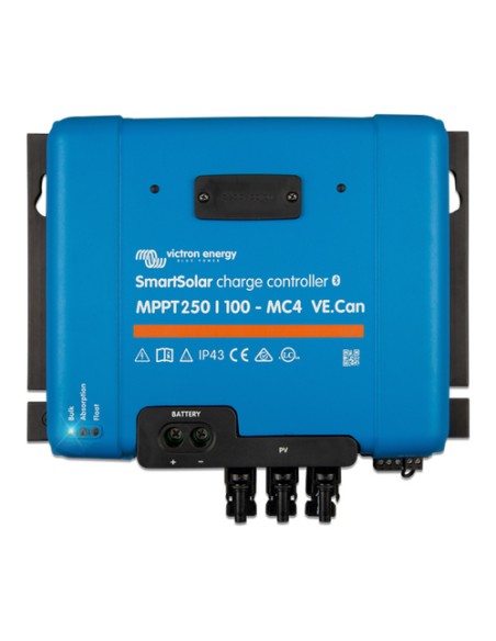 Victron Energy: vendita all'ingrosso Regolatore di carica MPPT SmartSolar 250/100 MC4 VE. Can 250Voc 100A Victron Energy - SC...