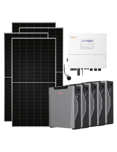 Three-phase photovoltaic kit 20060W 20kW Solis inverter Weco 5k3 XP 26.85kWh lithium battery