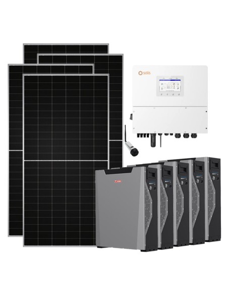 Trifase: vendita all'ingrosso Kit fotovoltaico trifase 20060W inverter 20kW Solis batteria al litio Weco 5k3 XP 26.85kWh