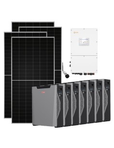 Three-phase photovoltaic kit 28320W 30kW Solis inverter Weco 5k3 XP 37.59kWh lithium battery