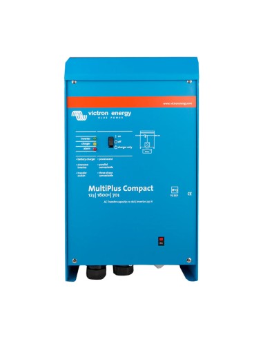 Inverter/charger MultiPlus Compact 1300W 12V 1600VA Victron Energy  C12/1600/70-16 - CMP122160000