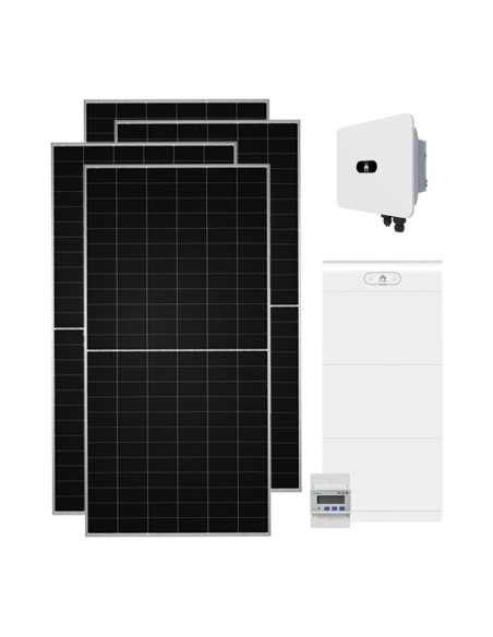 Trifase: vendita all'ingrosso Kit fotovoltaico trifase 12390W inverter 12kW MB0 Huawei batteria al litio 20.7kWh LUNA2000 BMS