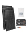 Monofase: vendita all'ingrosso Kit fotovoltaico monofase 6300W inverter 6kW batteria al litio 9.6kWh Pylontech US5000 Solis