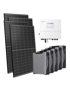 Trifase: vendita all'ingrosso Kit fotovoltaico trifase 19800W inverter 20kW Solis batteria al litio Weco 5k3 XP 26.85kWh